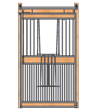 Welded Full Grill V-Door - Galvanized